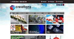 Desktop Screenshot of creationsgroup.com.au